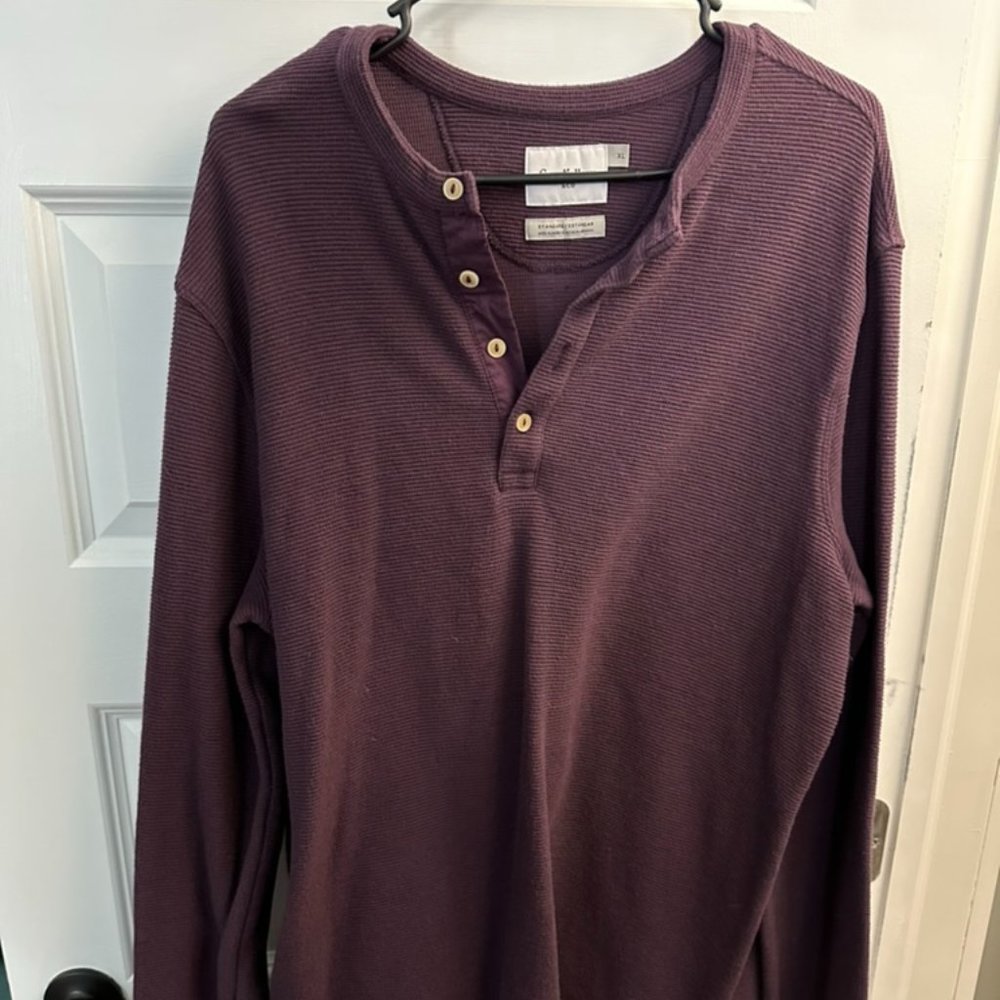 Goodfellow & Co Purple Knit Long-Sleeve, XL